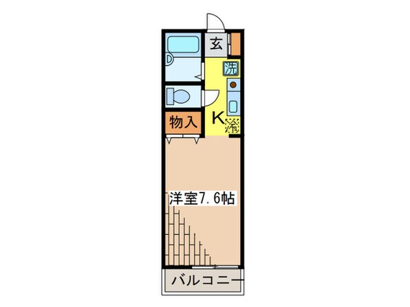 ヴィラ・ファミ－ユＢの物件間取画像